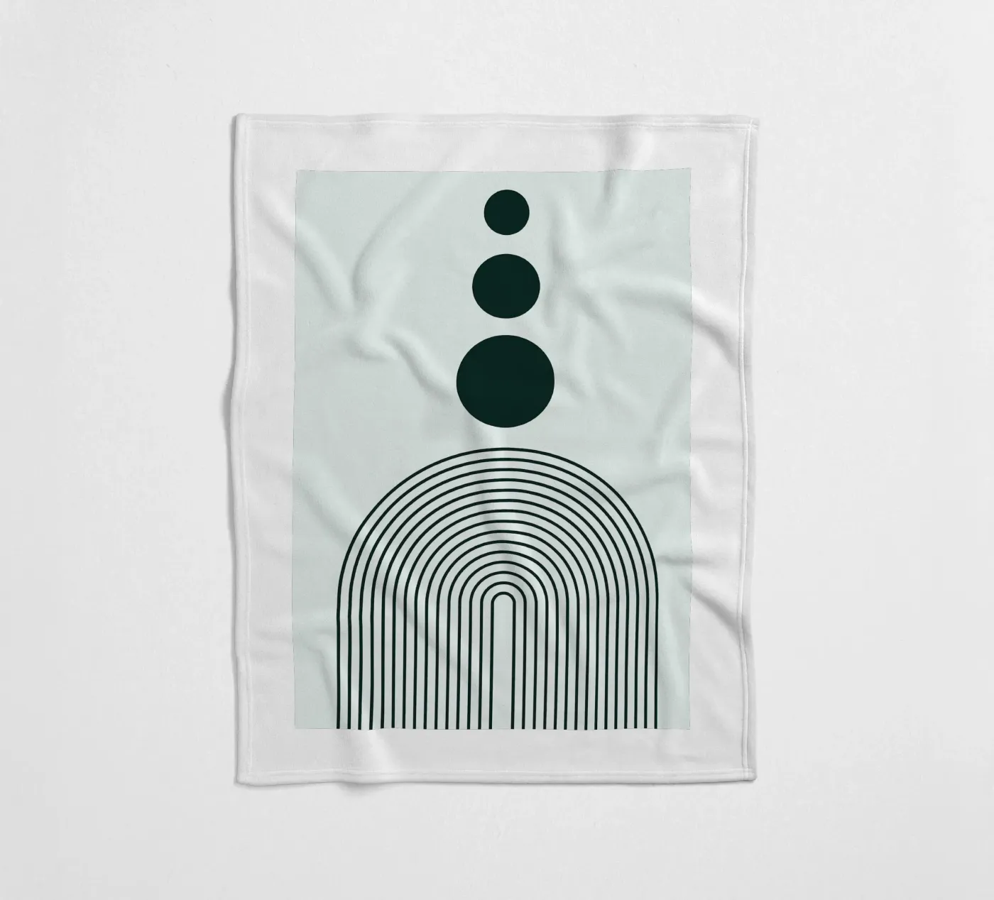 Linear Equilibrium fleece blanket by Robert