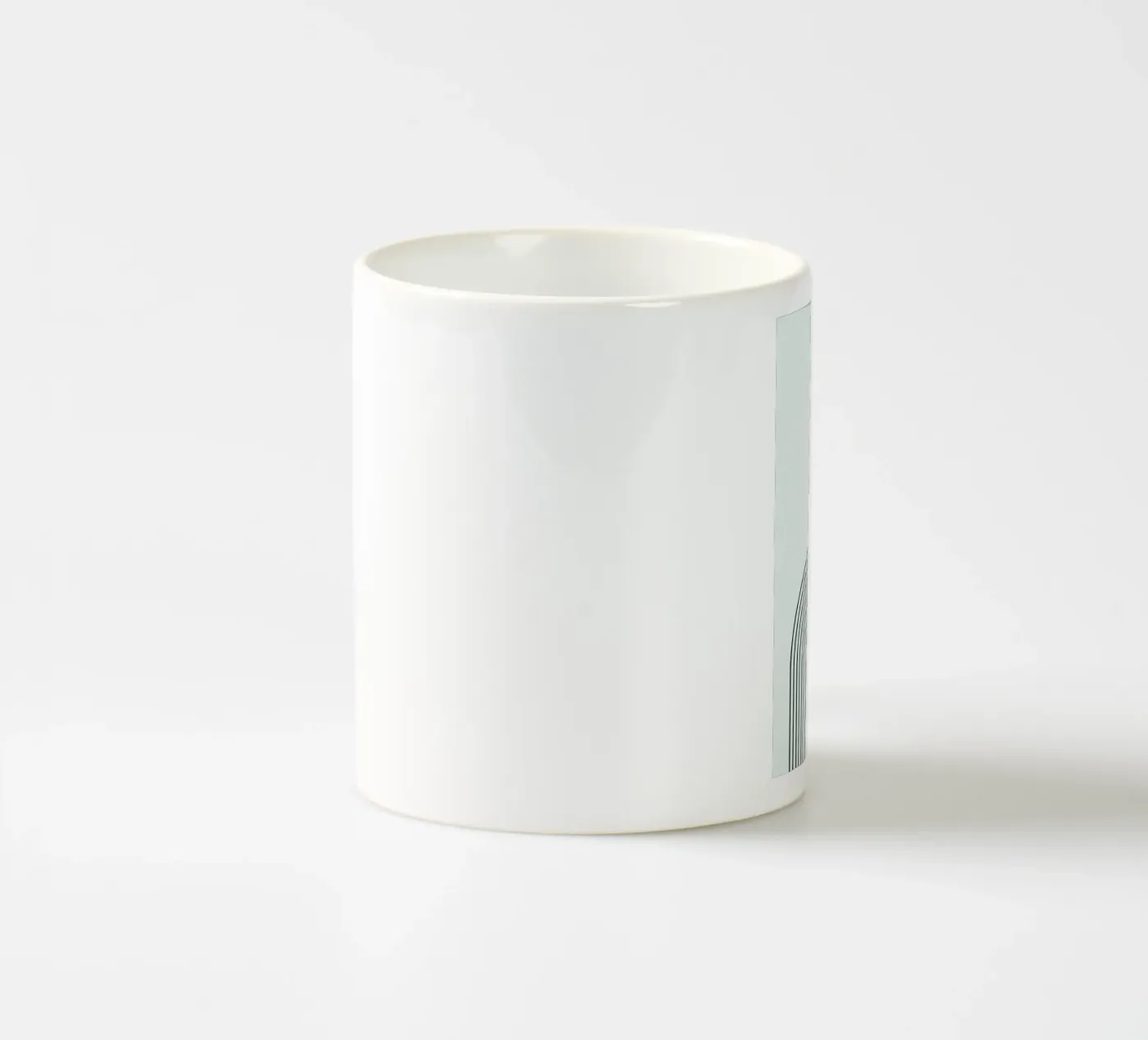 Linear Equilibrium ceramic mug by Robert