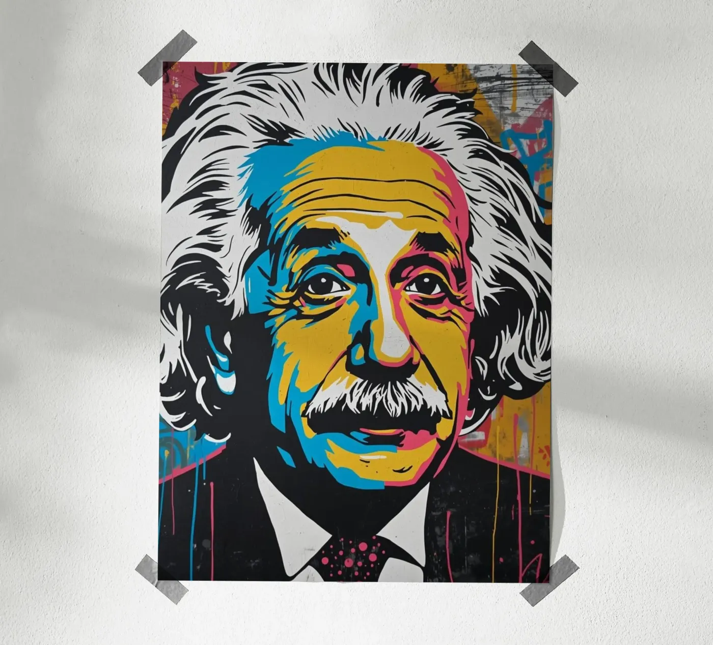 Einstein Pop poster da DigiWunderwerk
