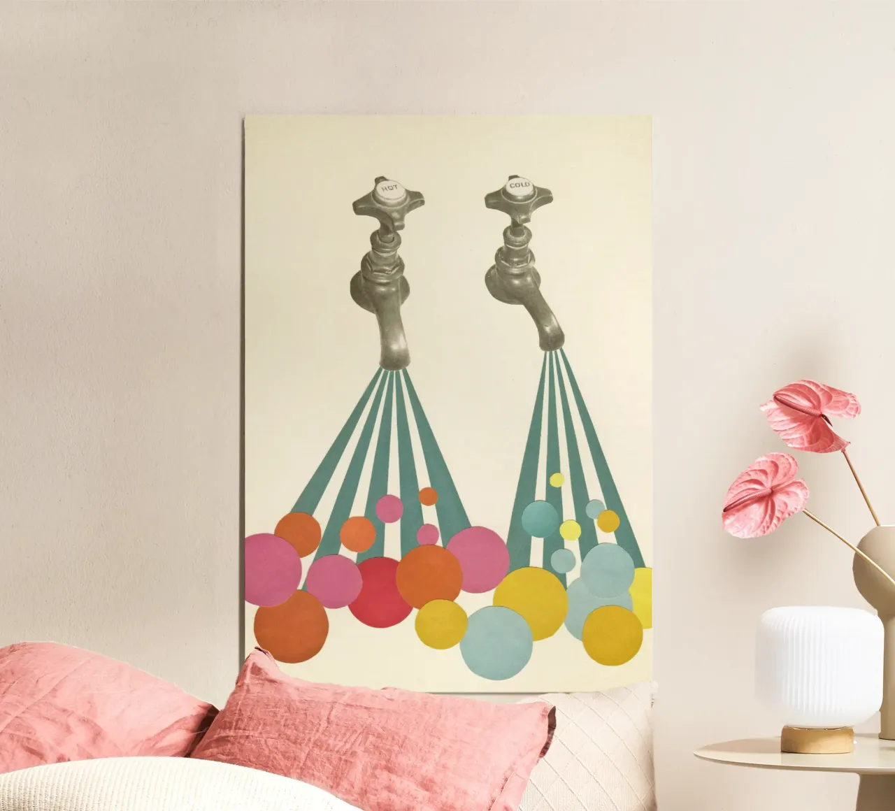 Soapsuds forex plate by Cassia Beck Collage