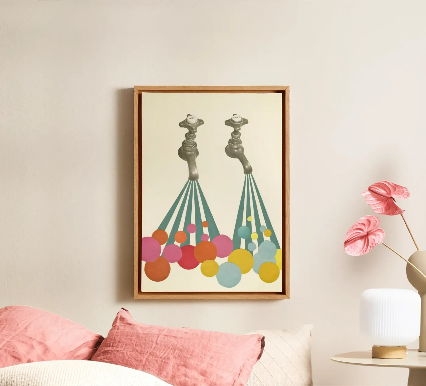 Soapsuds tela da Cassia Beck Collage