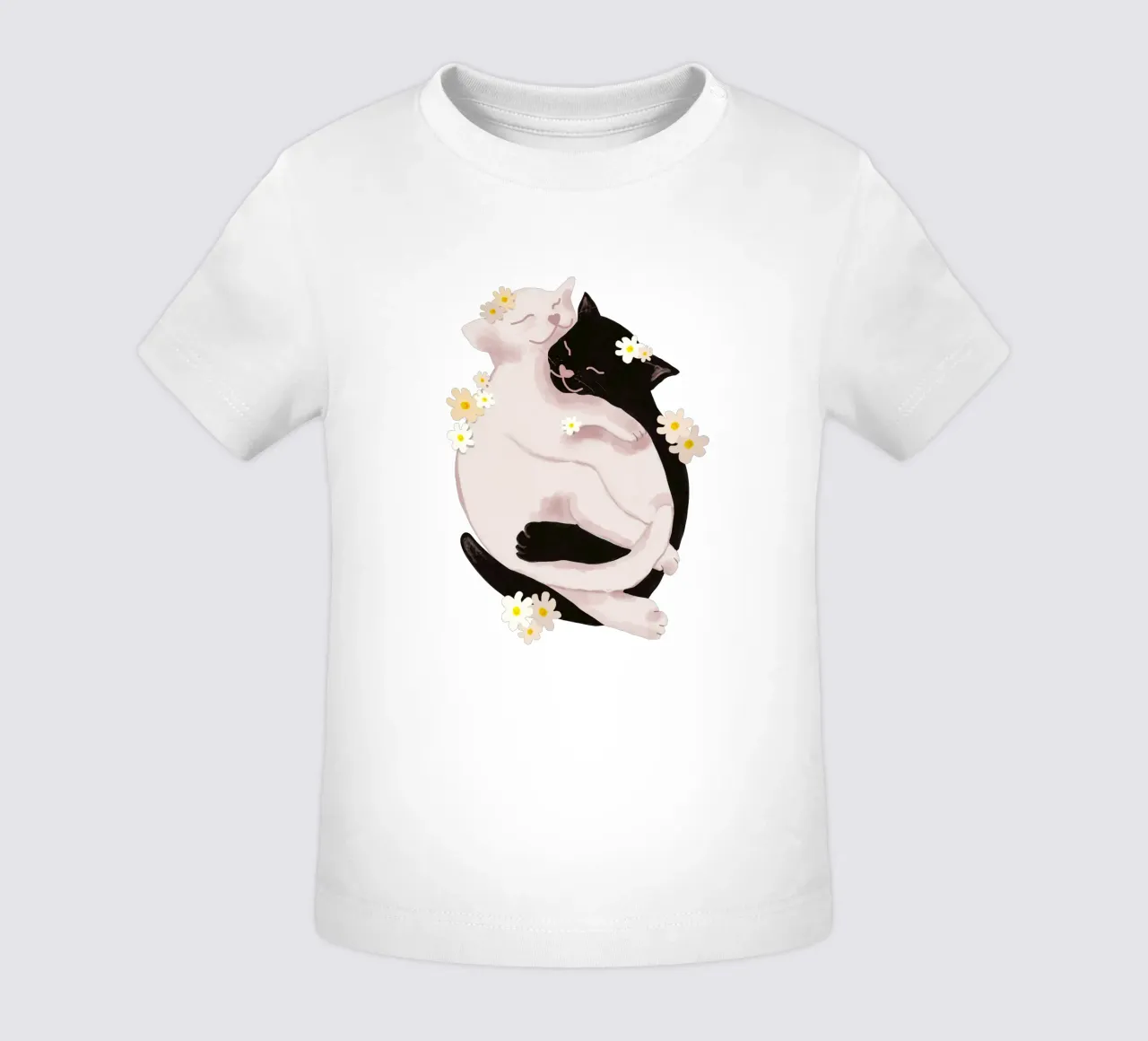 Cuddling Cats maglietta neonato da Illustration Raissa Oltmanns