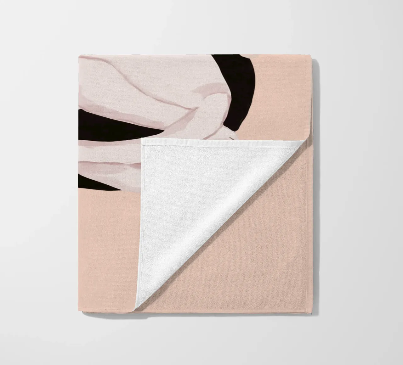 Cuddling Cats telo mare da Illustration Raissa Oltmanns