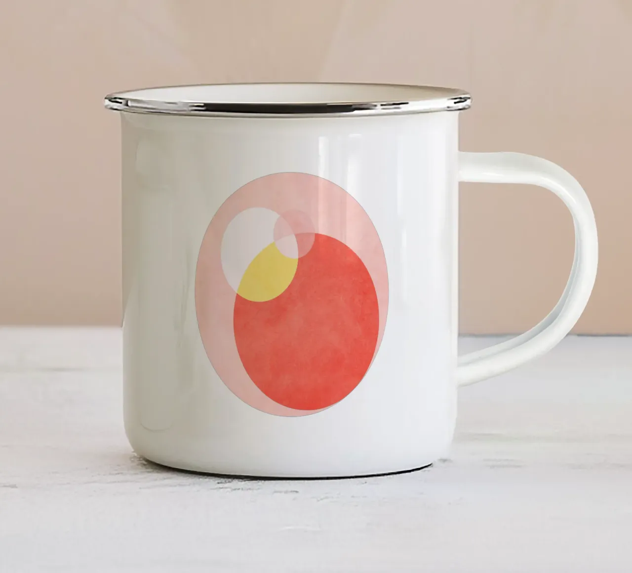 Delicatamente tazza in smalto da lovely lines