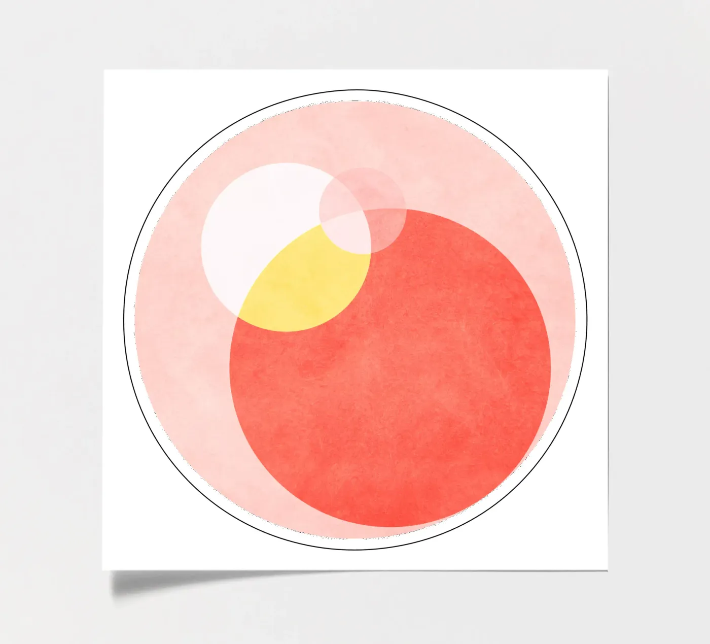 Gently sticker sheet by Abstract Joy