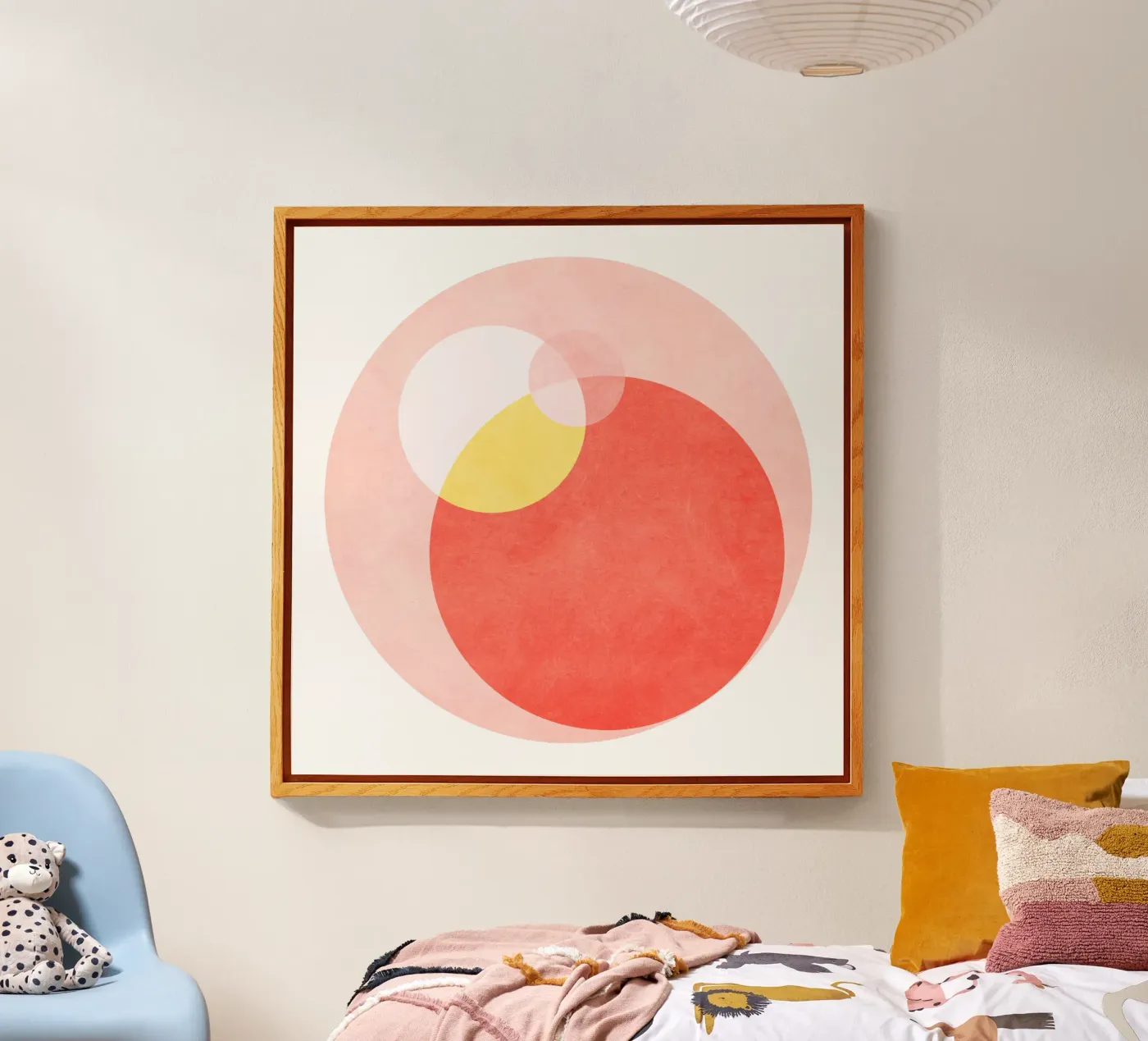 Voorzichtig acryl van Abstract Joy