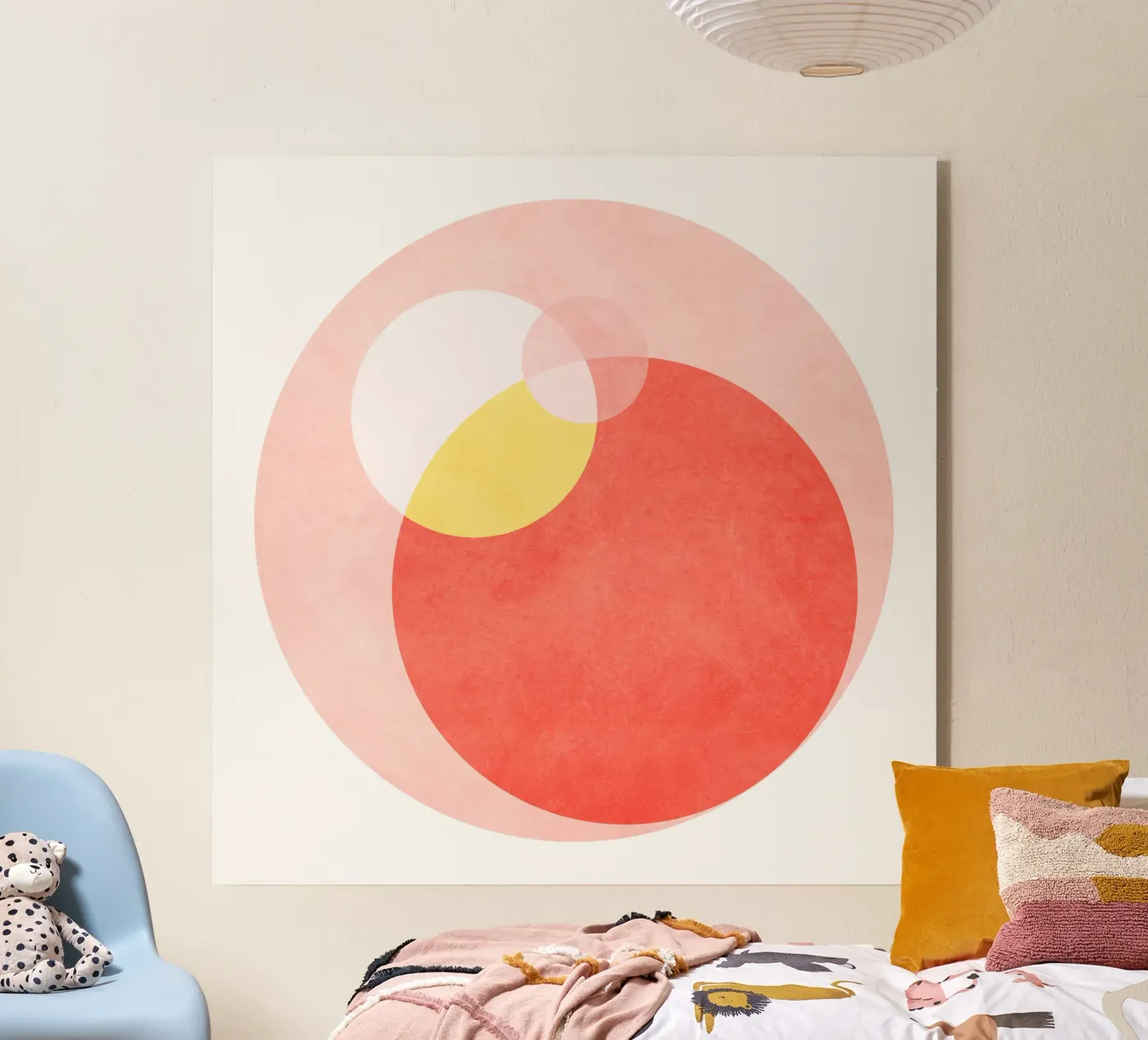 Voorzichtig acryl van Abstract Joy