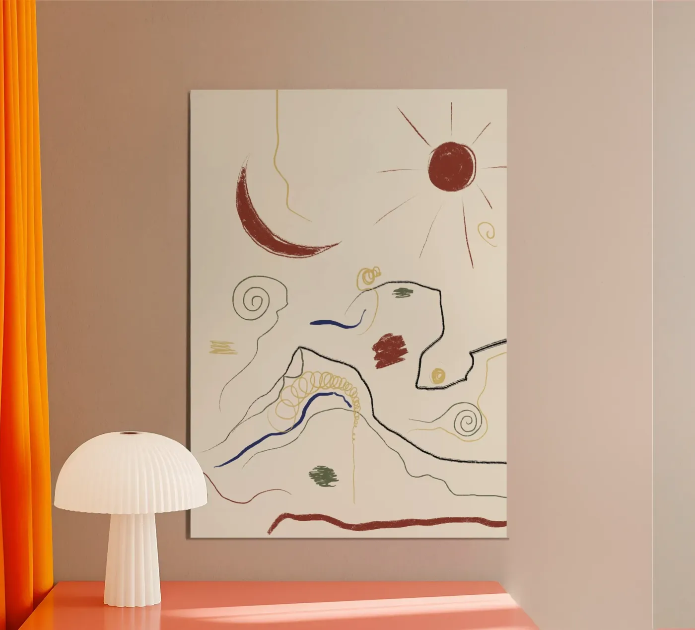 Under the same sky poster da Filiz Sieben