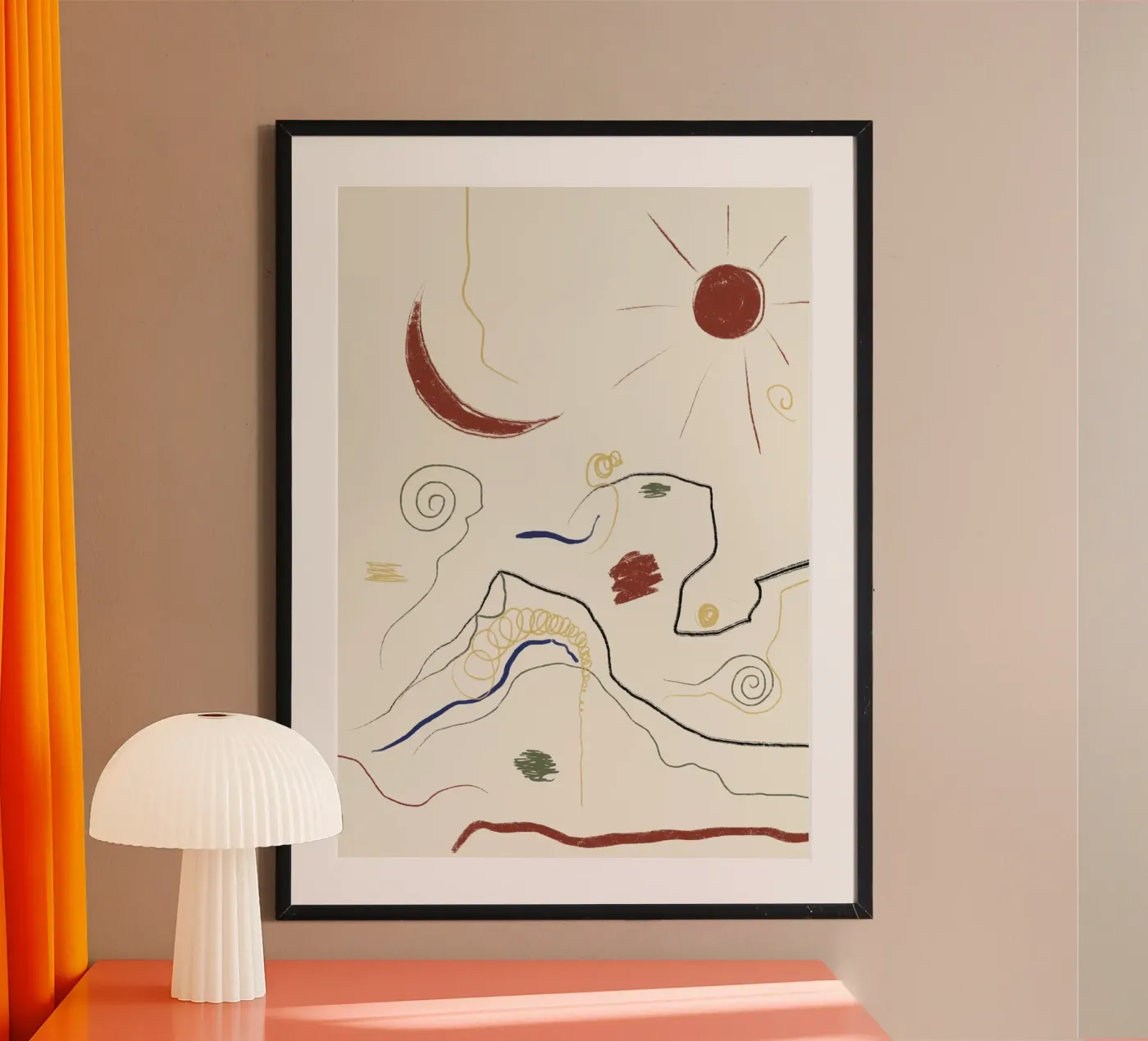 Under the same sky poster da Filiz Sieben