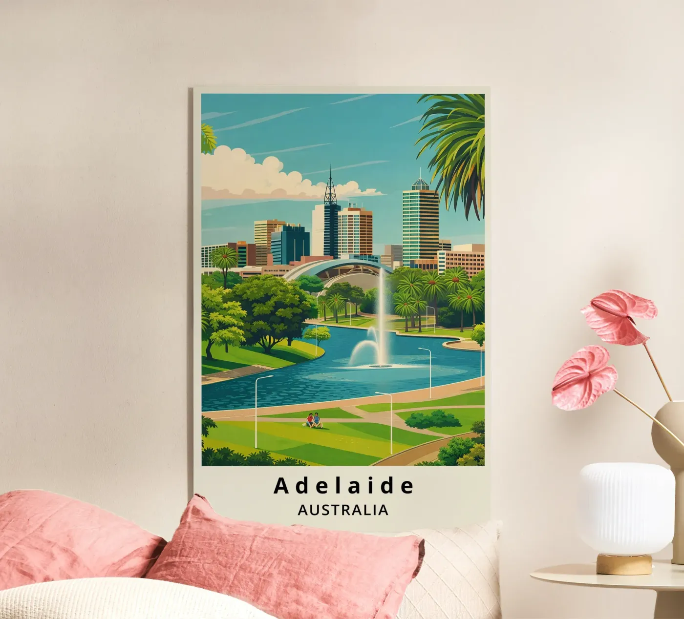 Adelaide Acryl-Glas von Catvalenzuele