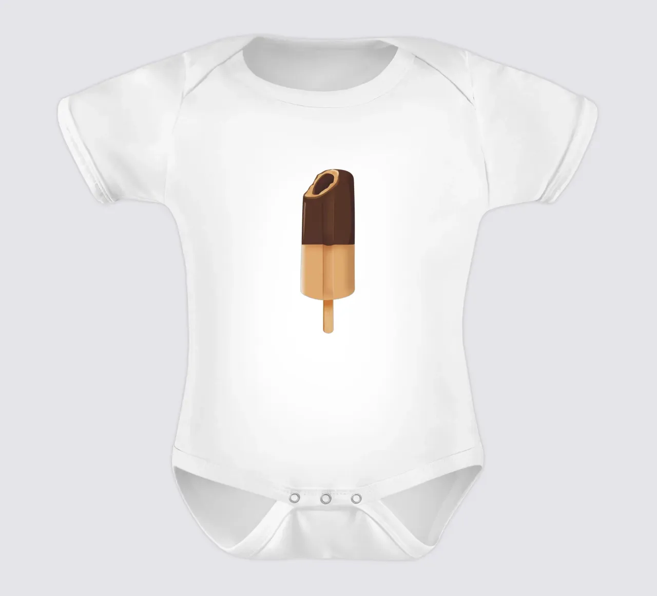 Chocolate Ice body neonato maniche corte da Julia Marquardt-Lott