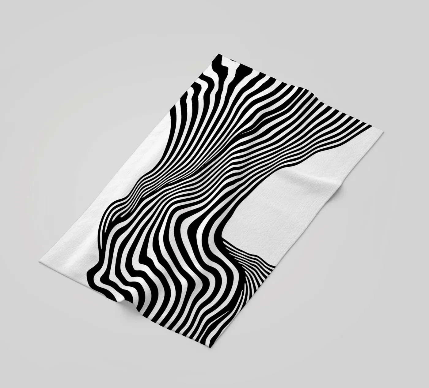 Liquid stripes telo mare da Happypatterns