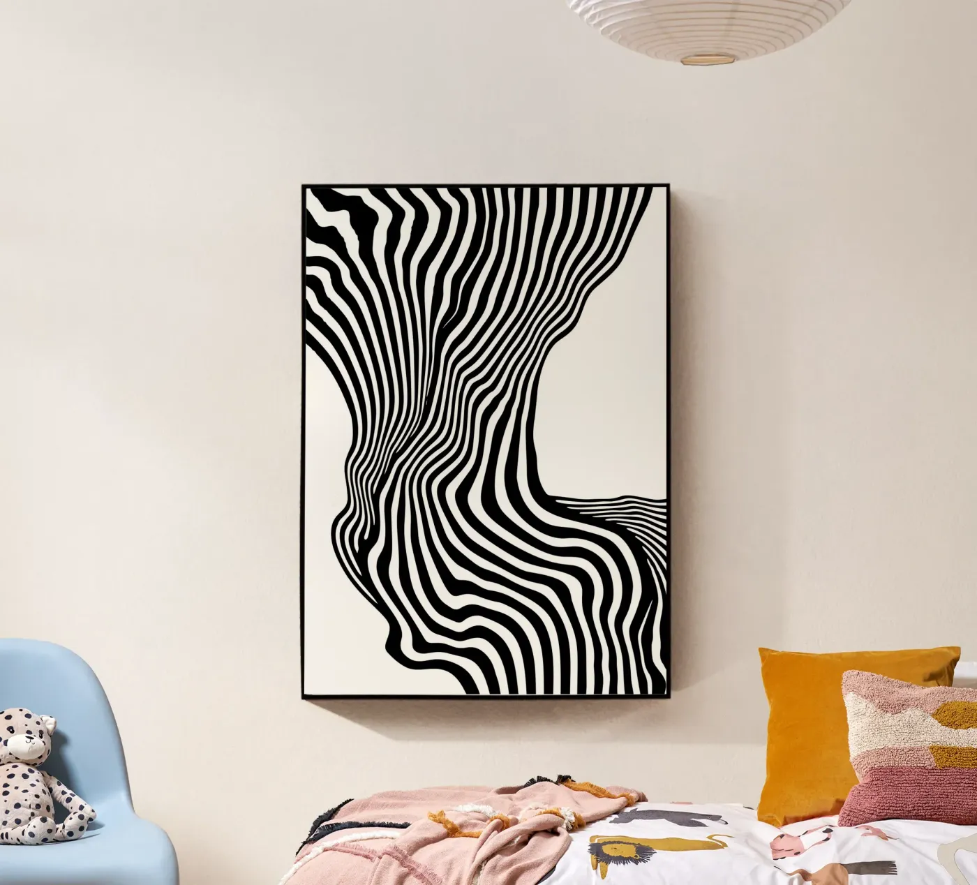 Liquid stripes plexiglass da Happypatterns