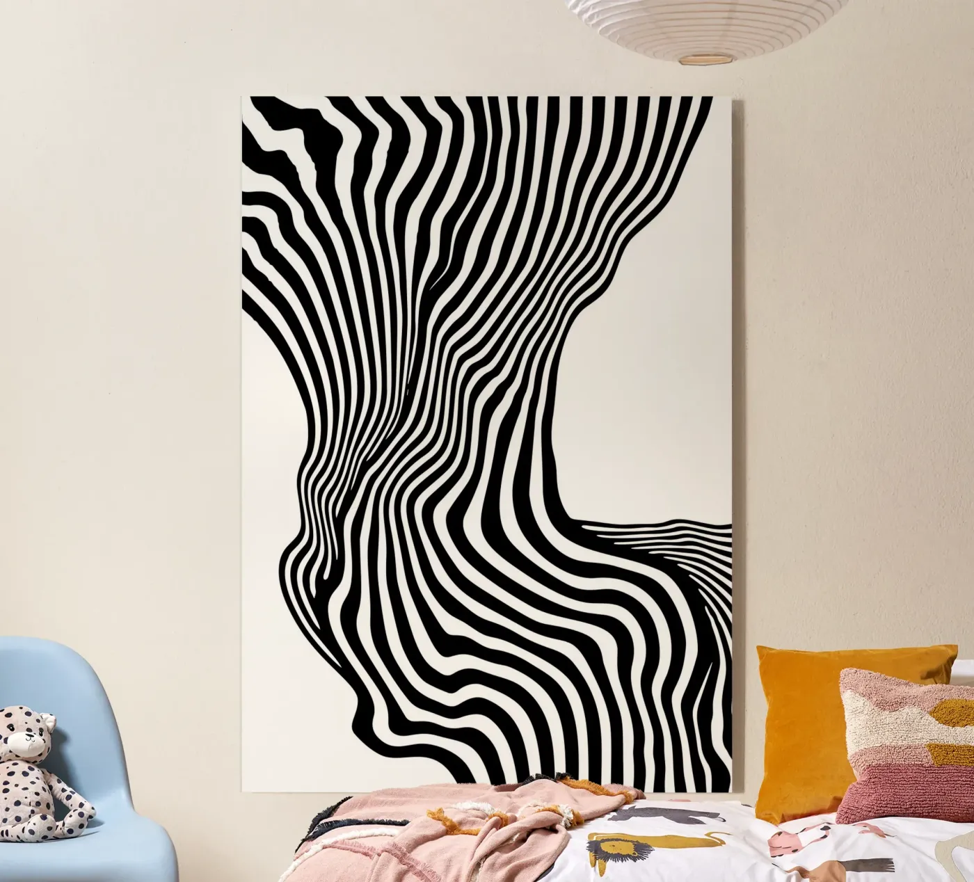 Liquid stripes plexiglass da Happypatterns