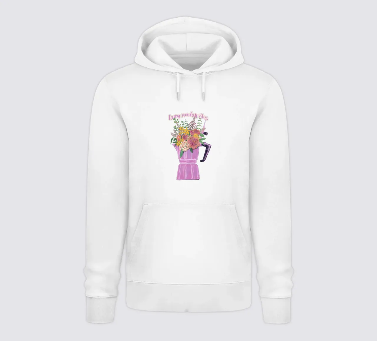 Lazy Sunday Vibes hoodie van Illustration Raissa Oltmanns