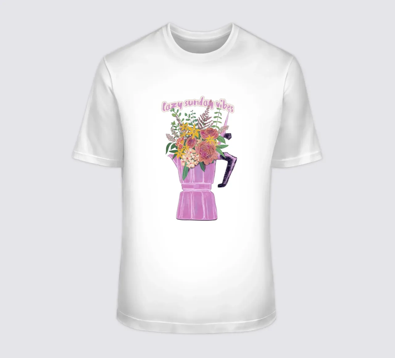 Lazy Sunday Vibes t-shirt da Illustration Raissa Oltmanns
