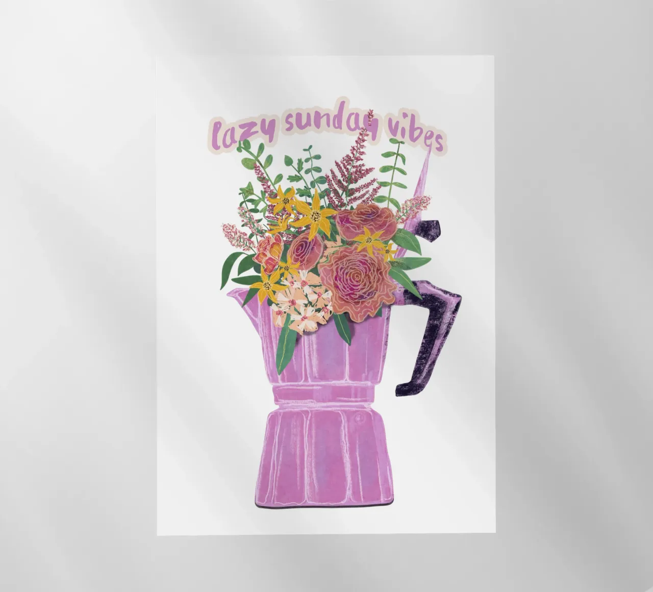 Lazy Sunday Vibes pellicola backlit da Illustration Raissa Oltmanns