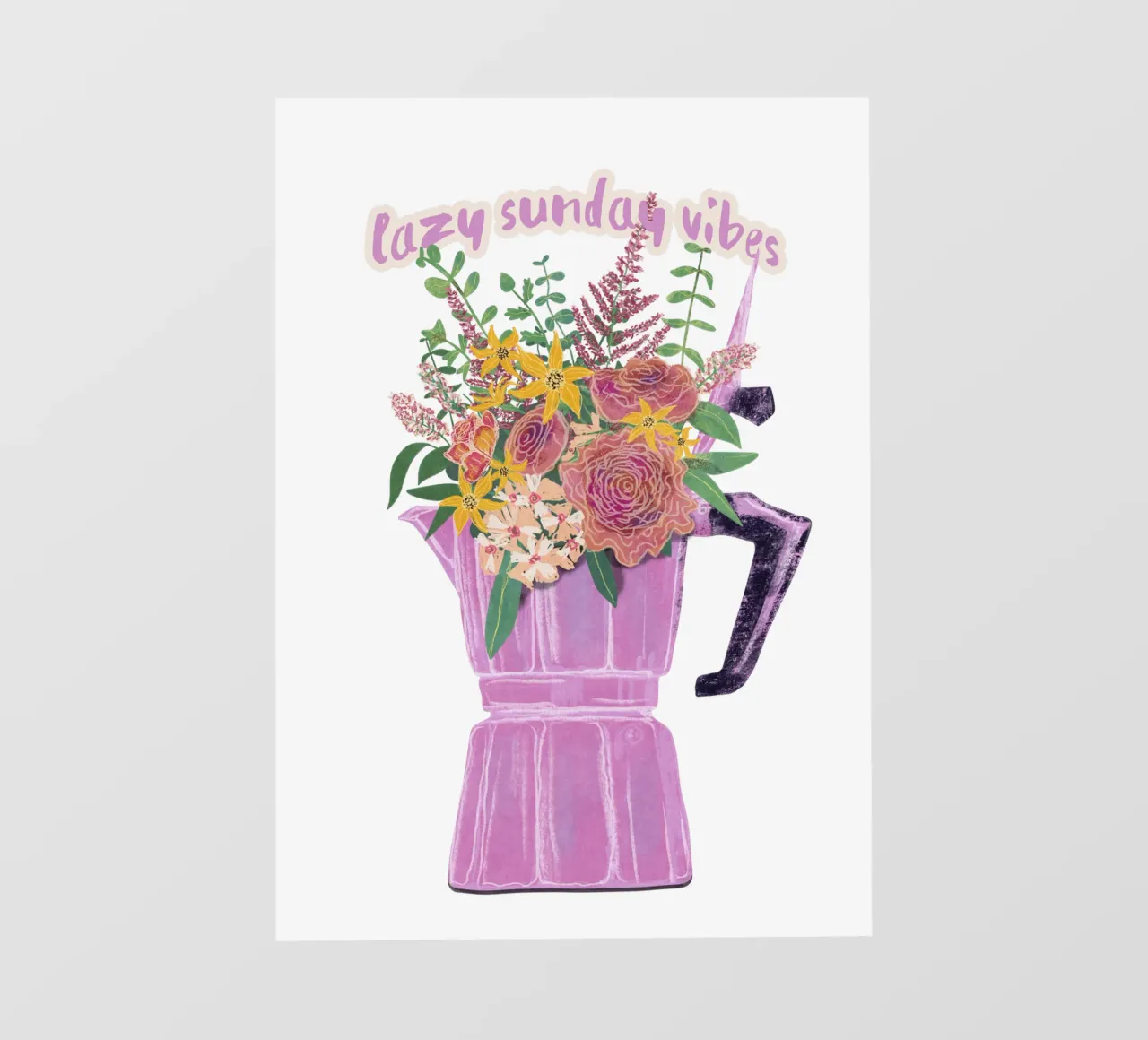 Lazy Sunday Vibes pellicola backlit da Illustration Raissa Oltmanns