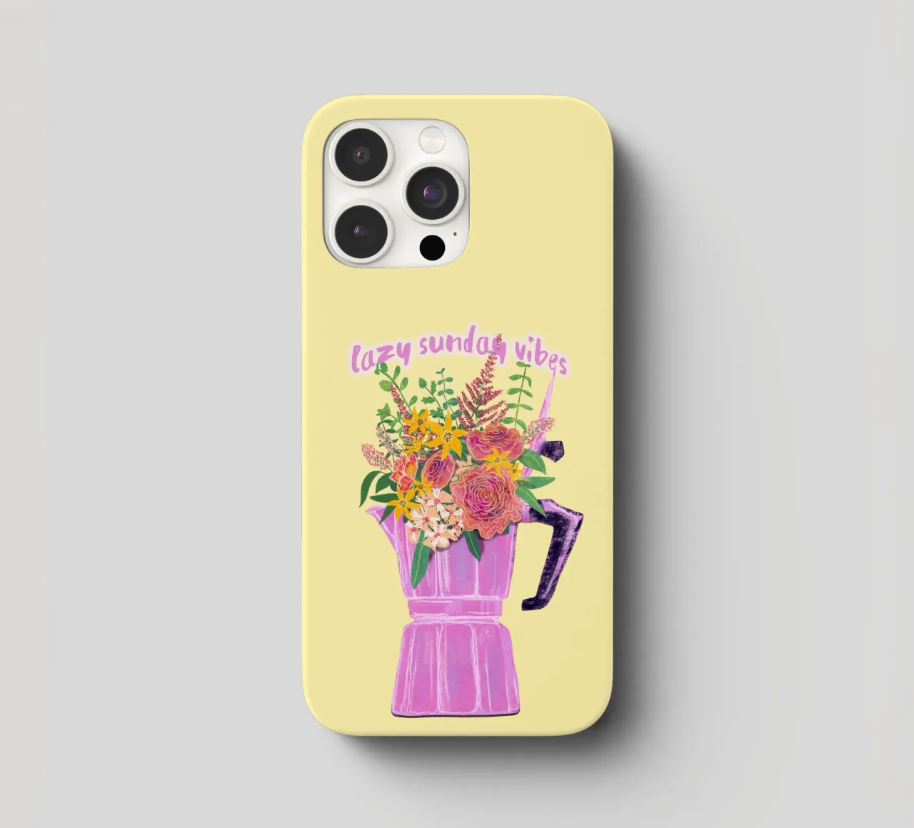 Lazy Sunday Vibes cover iphone da Illustration Raissa Oltmanns