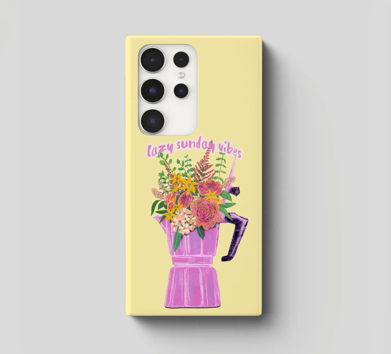 Lazy Sunday Vibes Samsung Hülle von Illustration Raissa Oltmanns