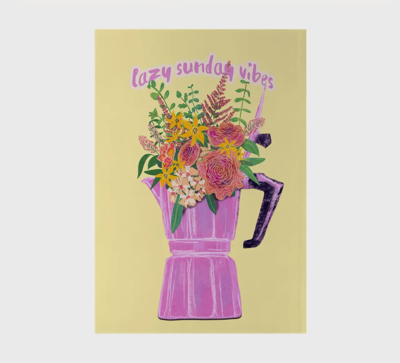 Lazy Sunday Vibes carnet de notes de Illustration Raissa Oltmanns