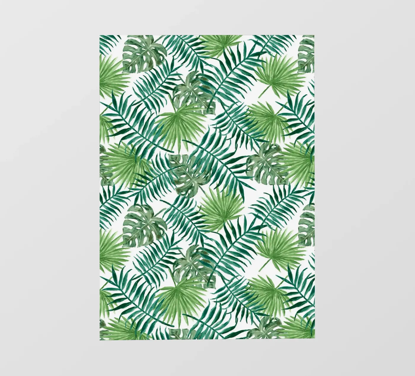 Plants pattern backlit folie van Happypatterns