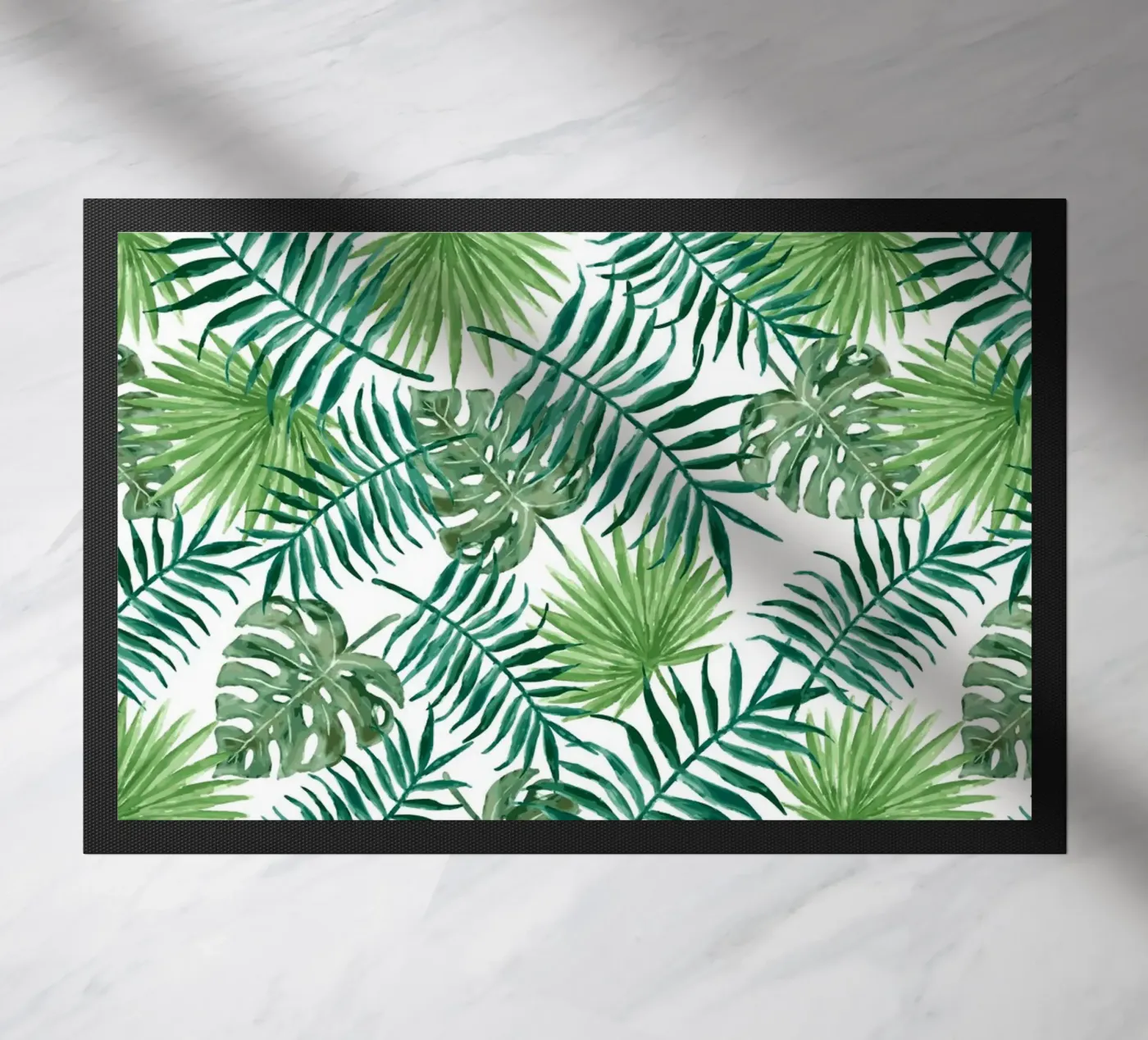 Plants pattern Fußmatte von Happypatterns