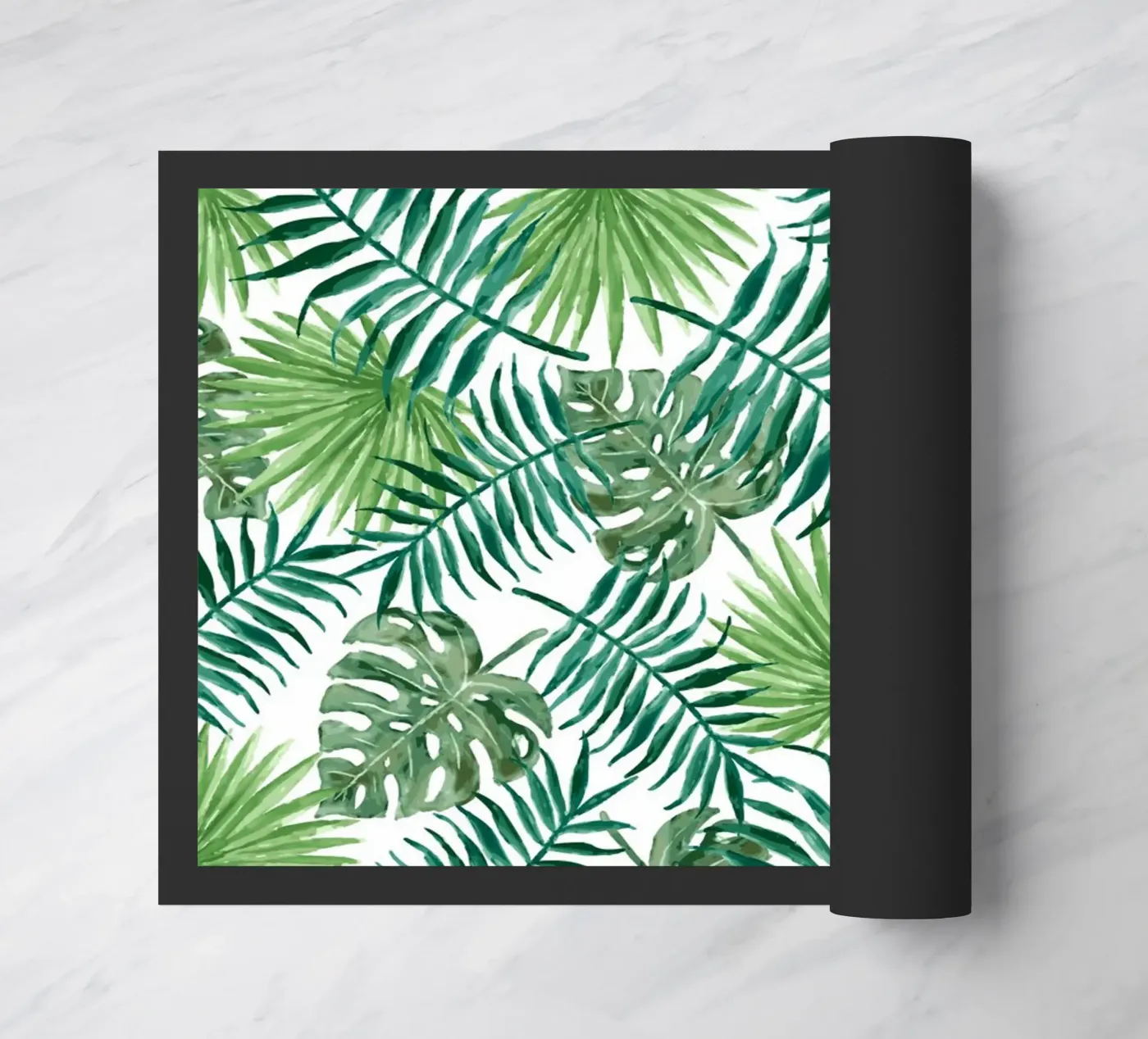 Plants pattern Fußmatte von Happypatterns