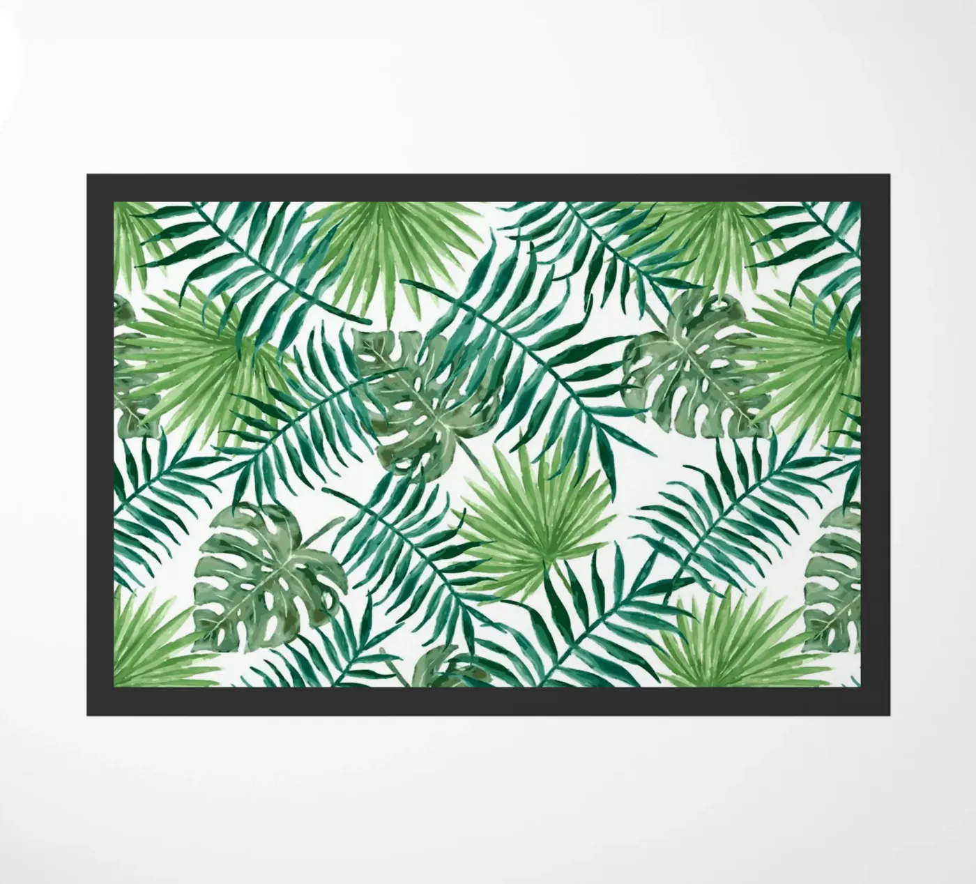 Plants pattern Fußmatte von Happypatterns