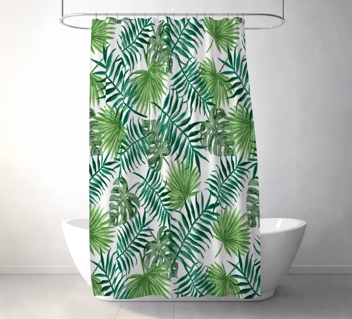 Plants pattern Duschvorhang von Happypatterns