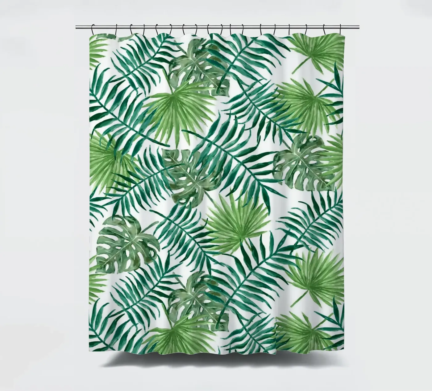 Plants pattern Duschvorhang von Happypatterns