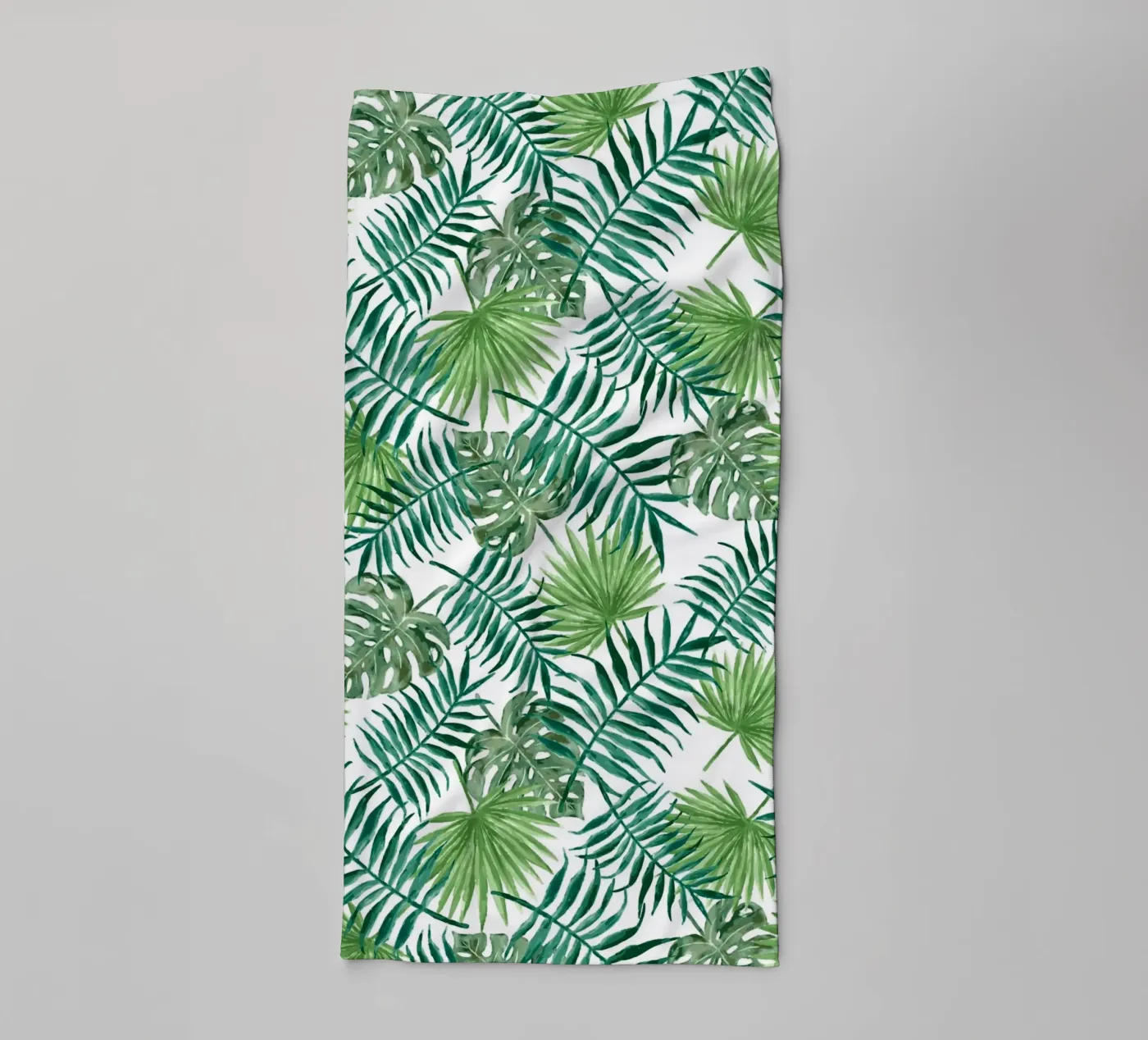 Plants pattern badhanddoek van Happypatterns