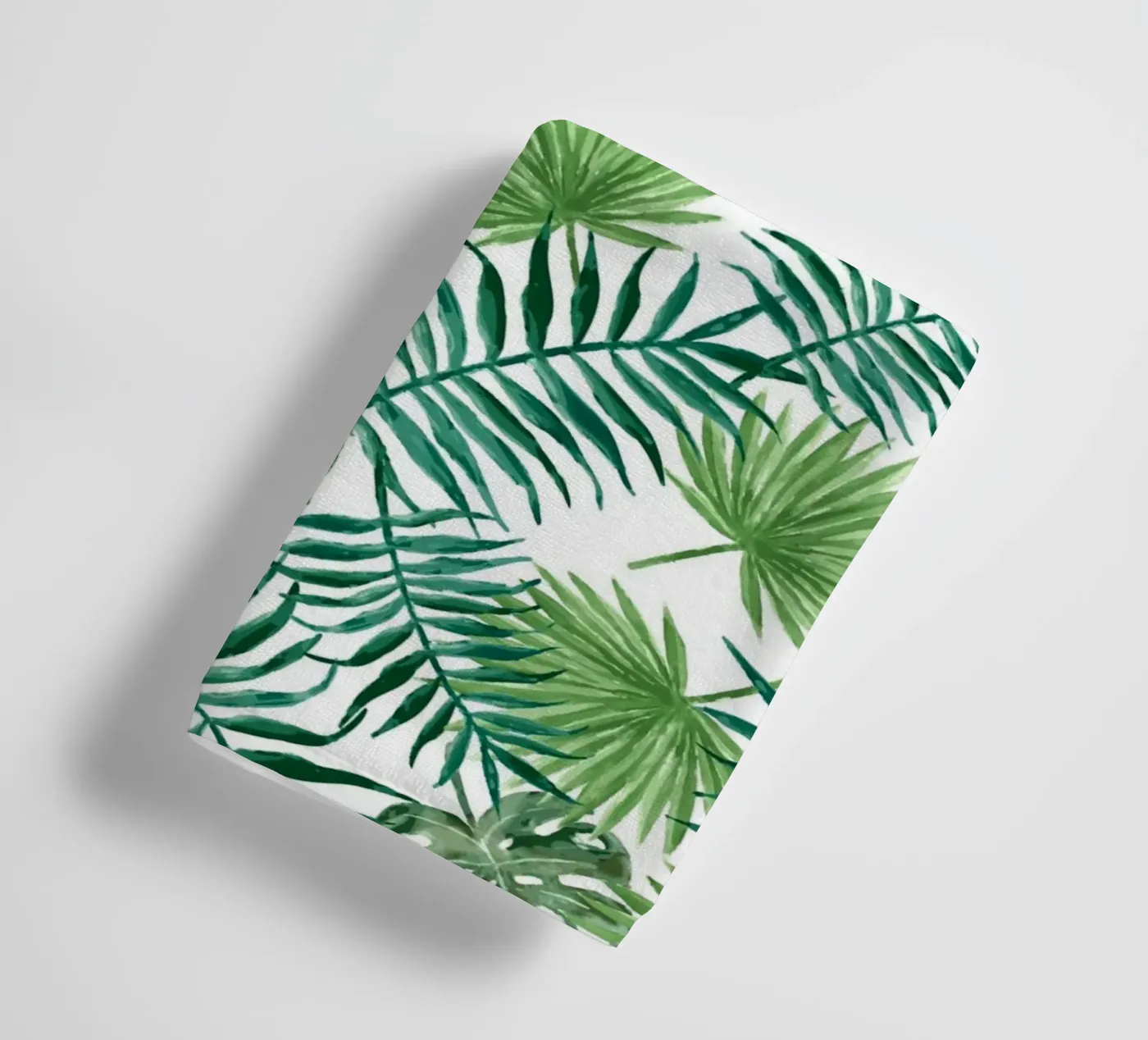 Plants pattern badhanddoek van Happypatterns