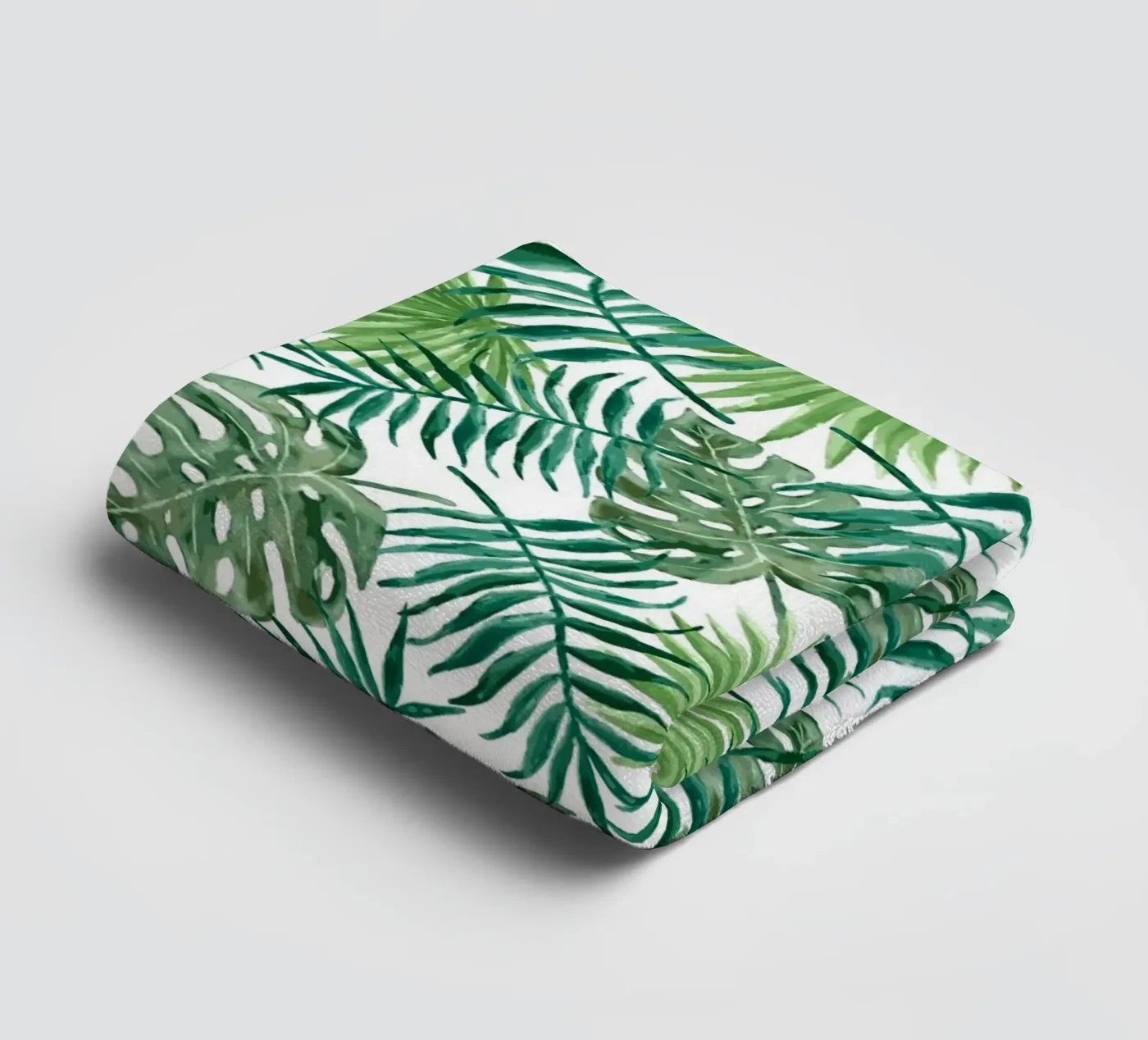 Plants pattern badhanddoek van Happypatterns