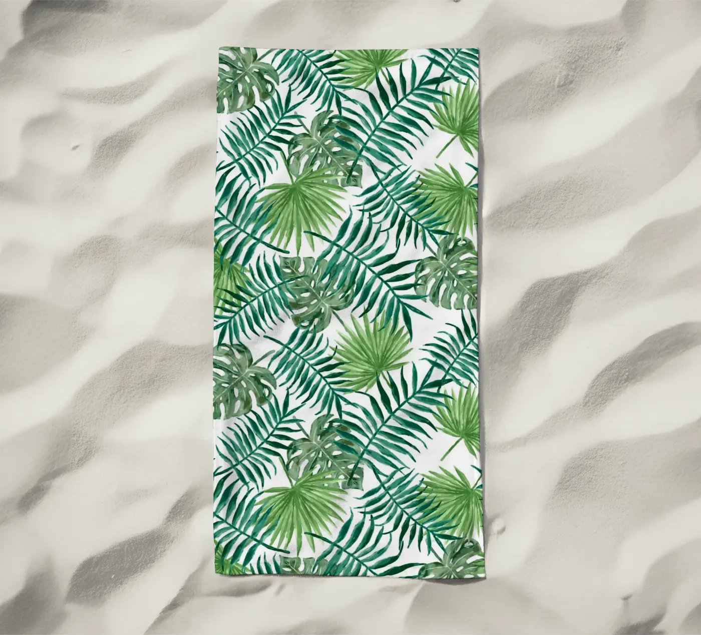 Plants pattern serviette de plage de Happypatterns