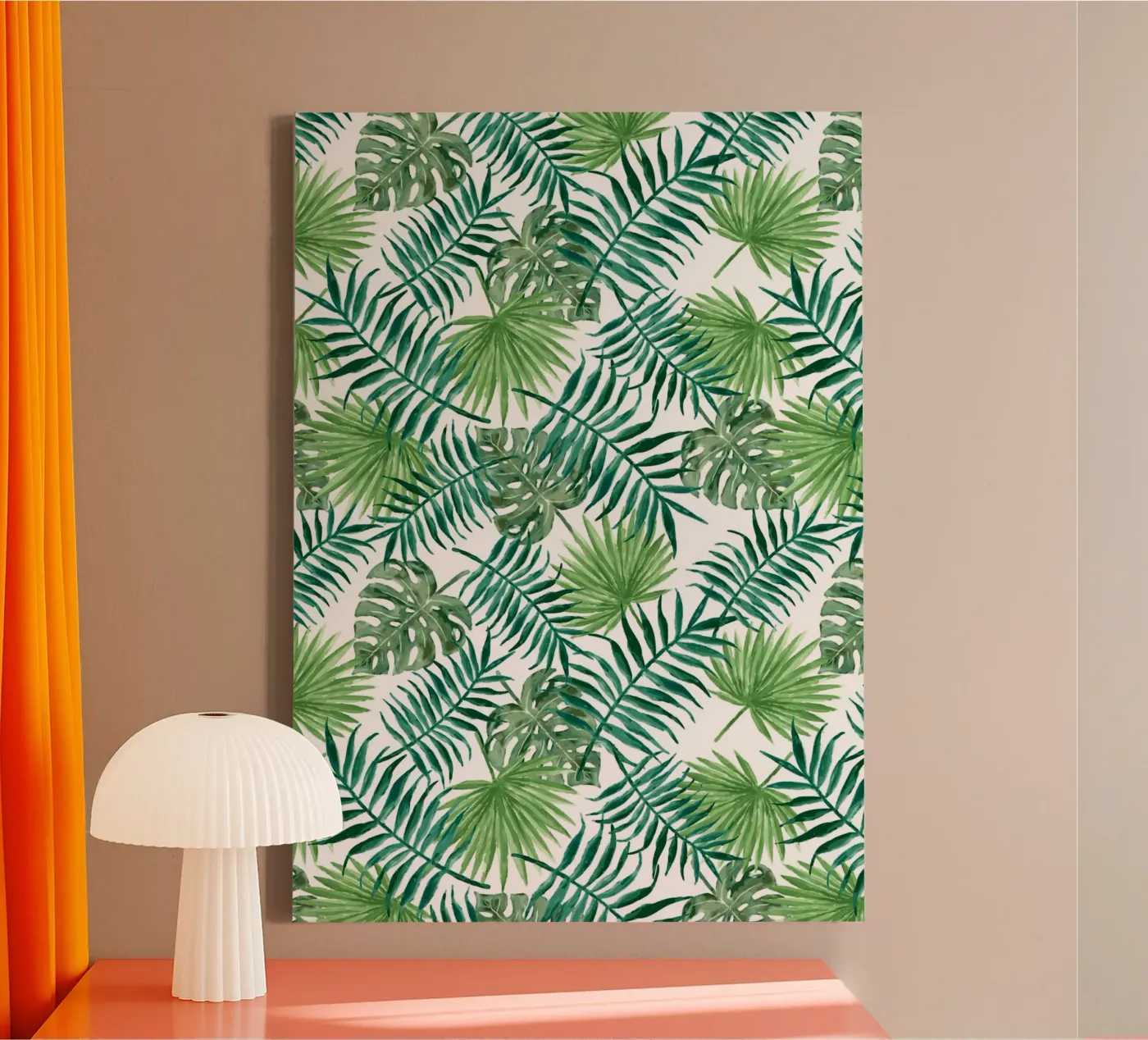 Plants pattern canvas van Happypatterns