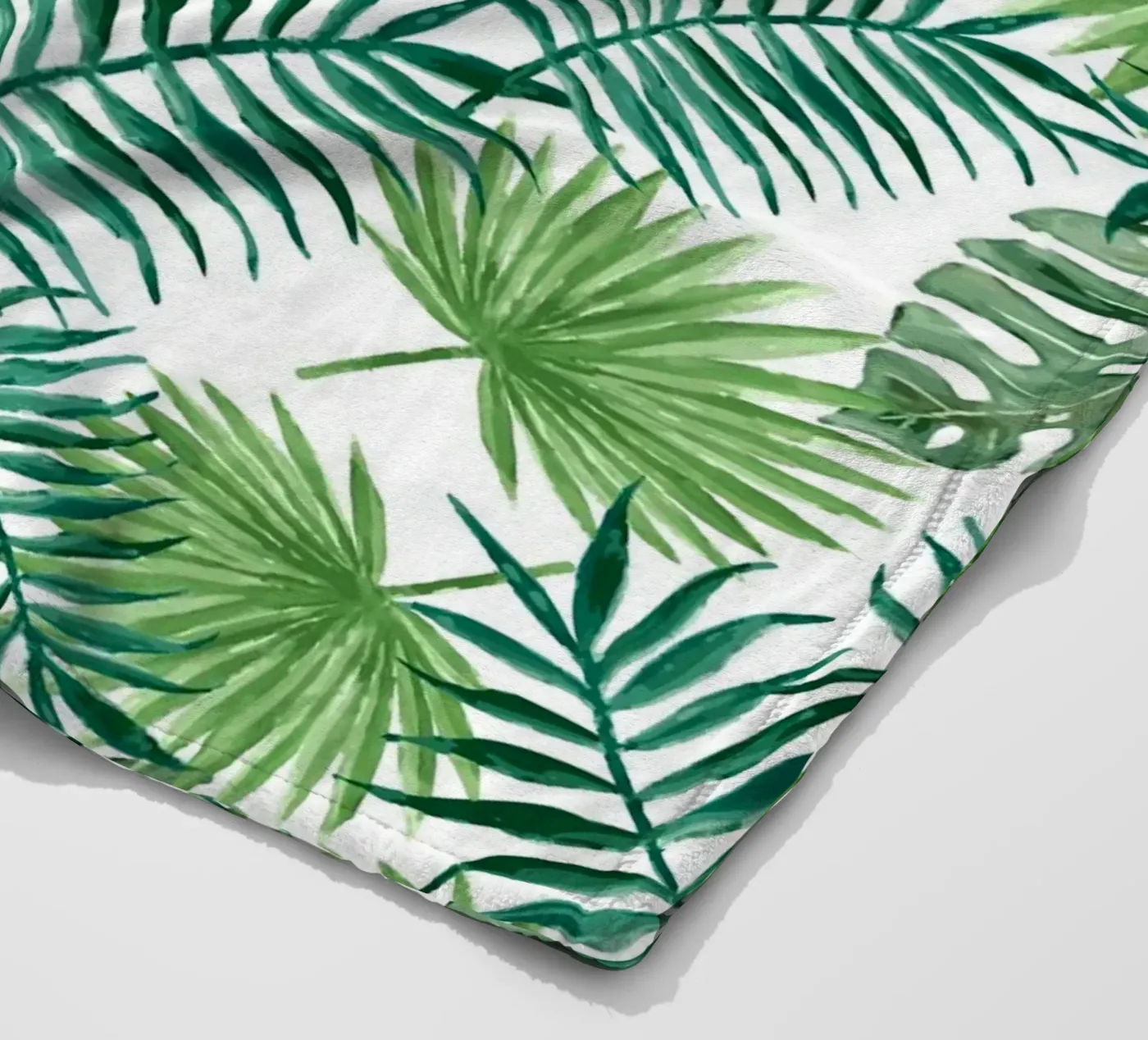 Plants pattern Fleecedecke von Happypatterns