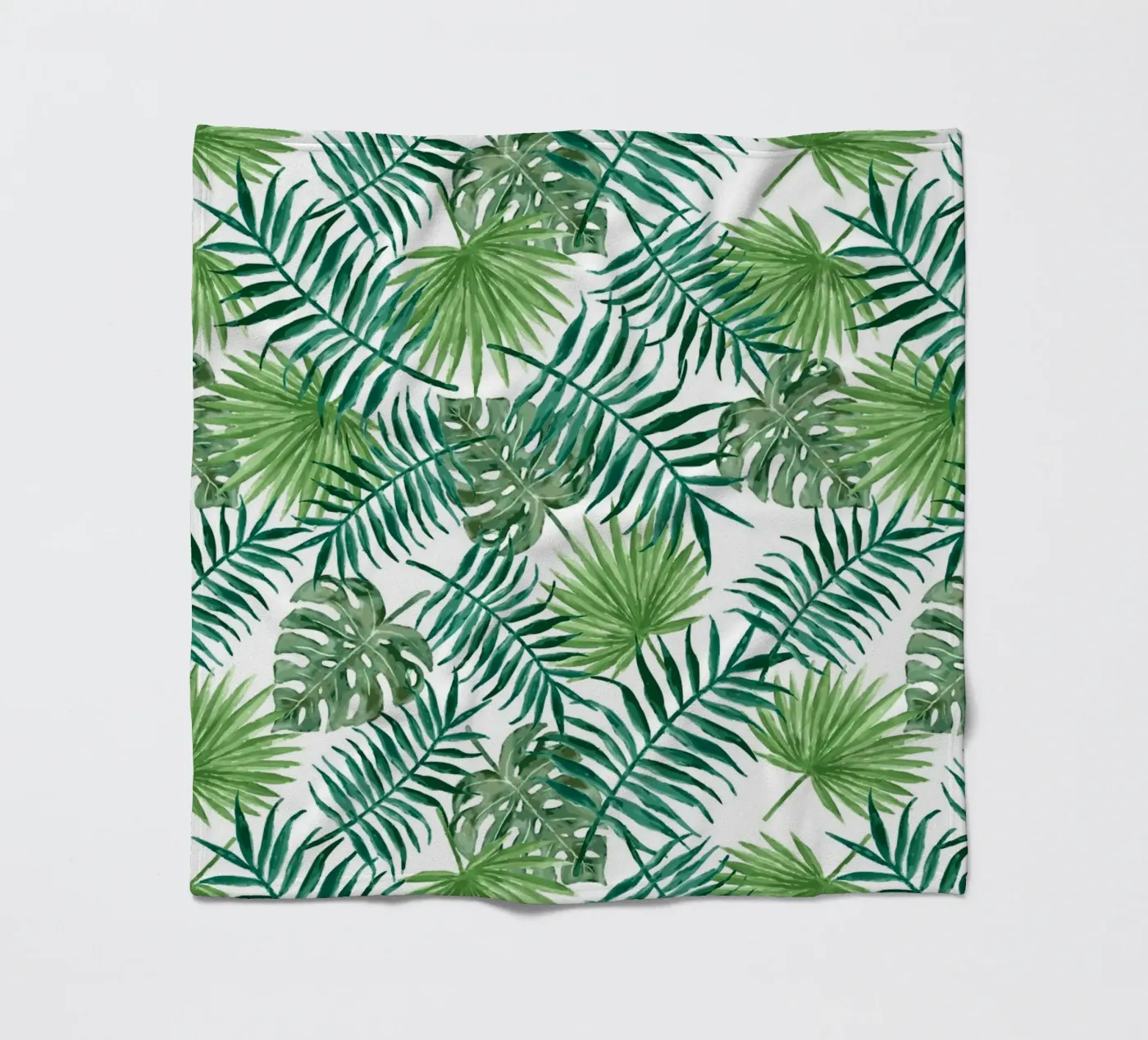 Plants pattern Fleecedecke von Happypatterns