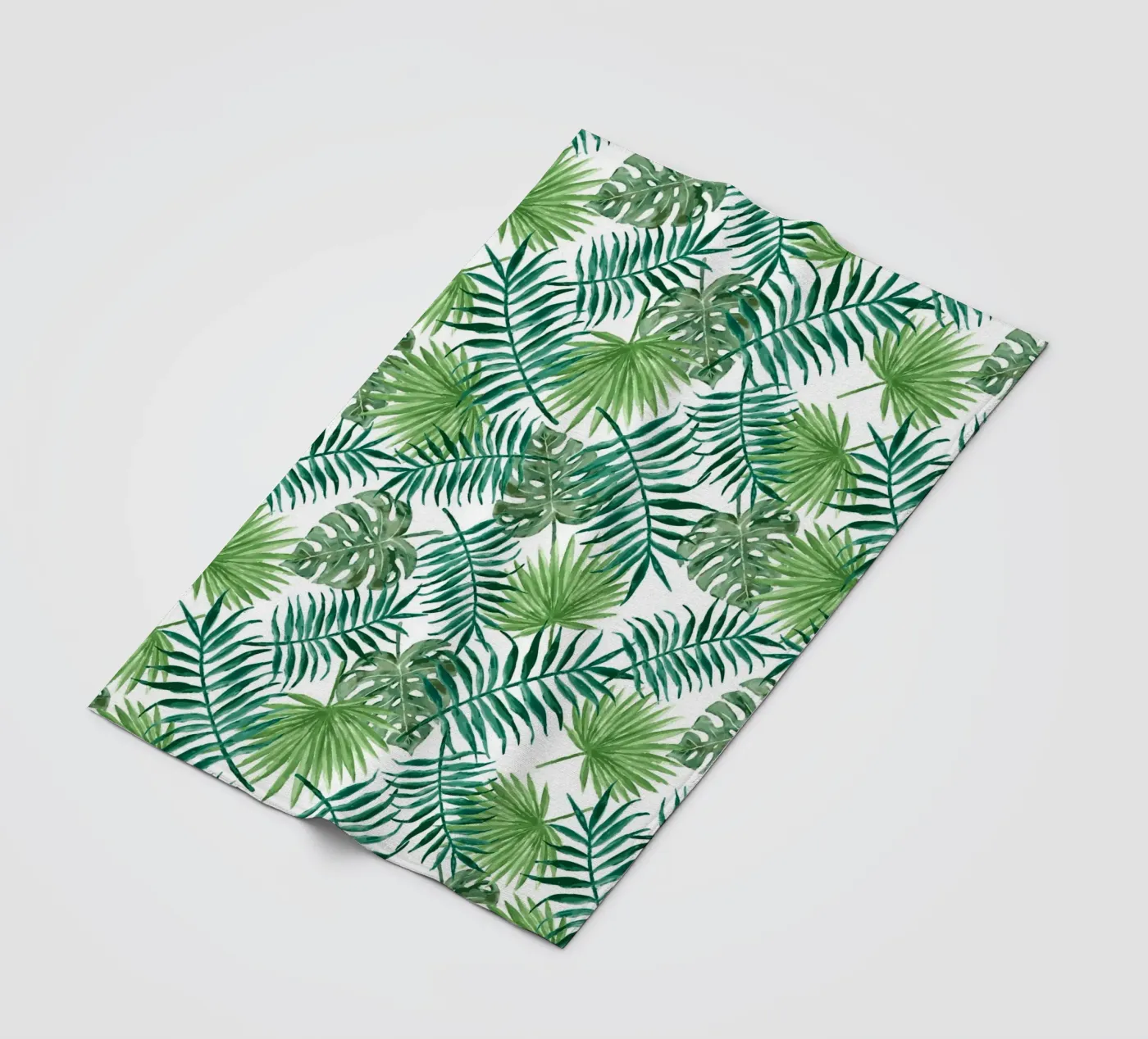 Plants pattern Fleecedecke von Happypatterns