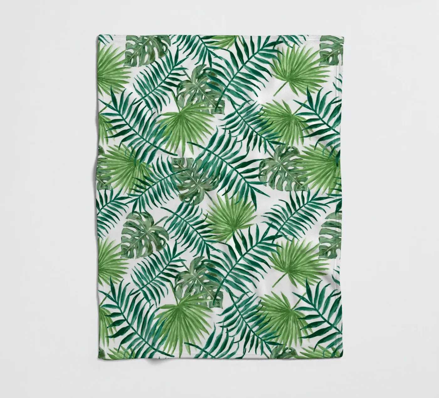 Plants pattern Fleecedecke von Happypatterns