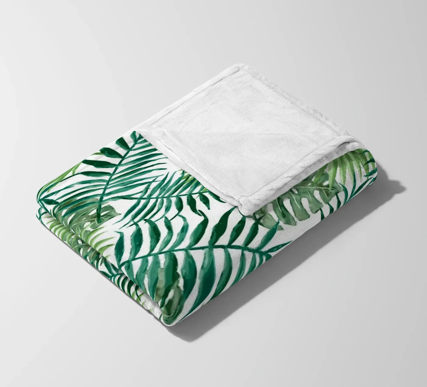 Plants pattern Fleecedecke von Happypatterns