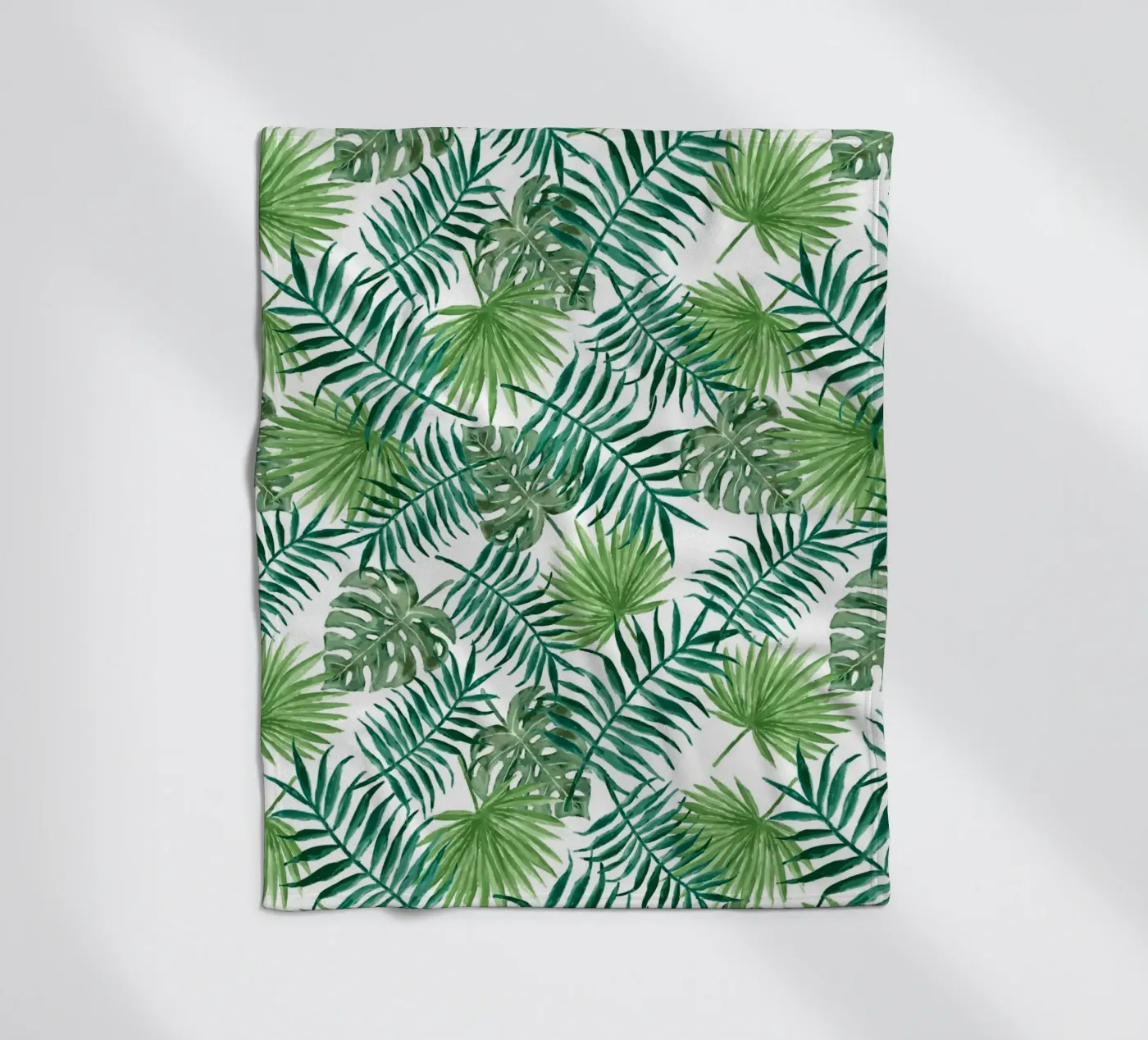 Plants pattern Fleecedecke von Happypatterns