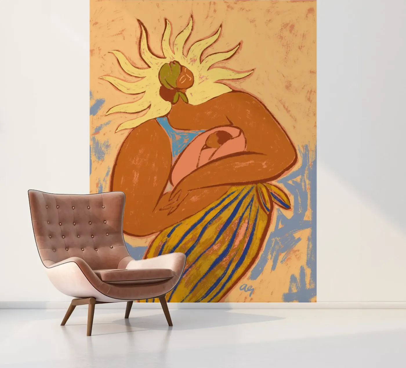 Mijn eigen zon fotobehang van Arty Guava