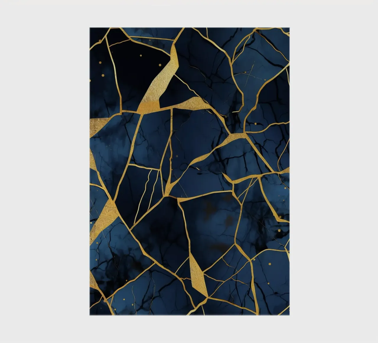 Art Kintsugi doré notebook by Théïa's Fantasia World