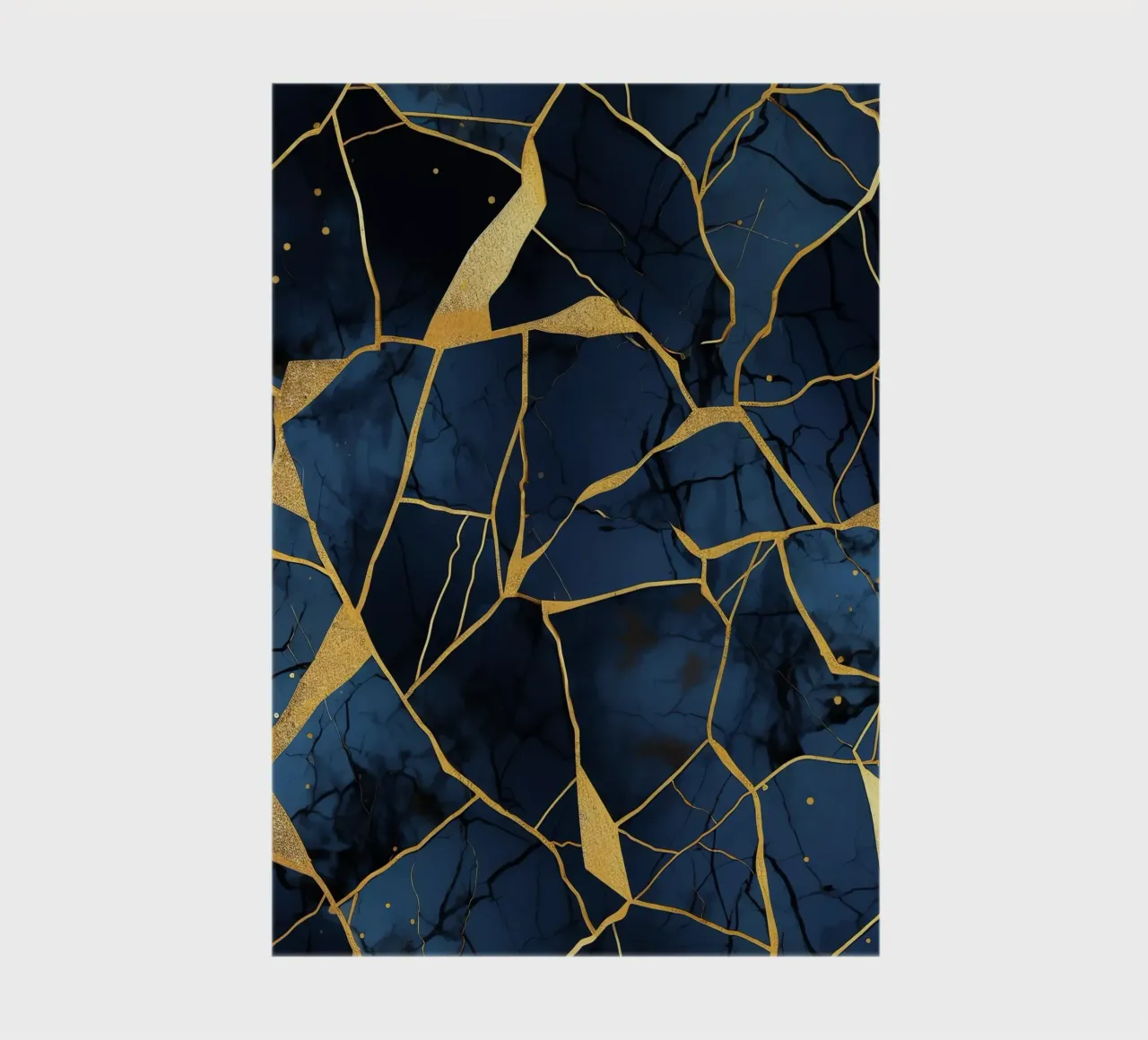 Art Kintsugi doré notebook by Théïa's Fantasia World