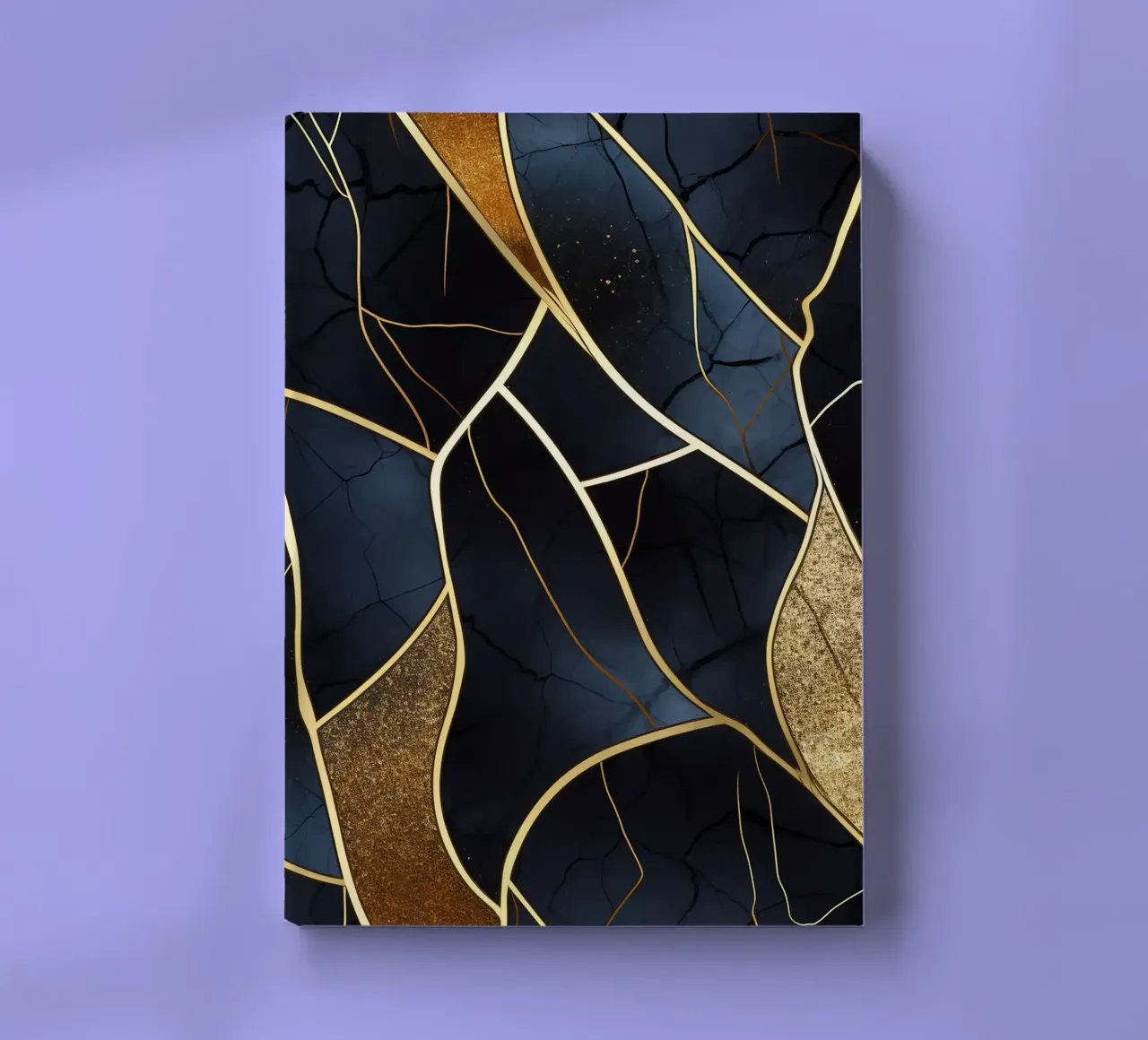 Art Kintsugi doré notebook by Théïa's Fantasia World