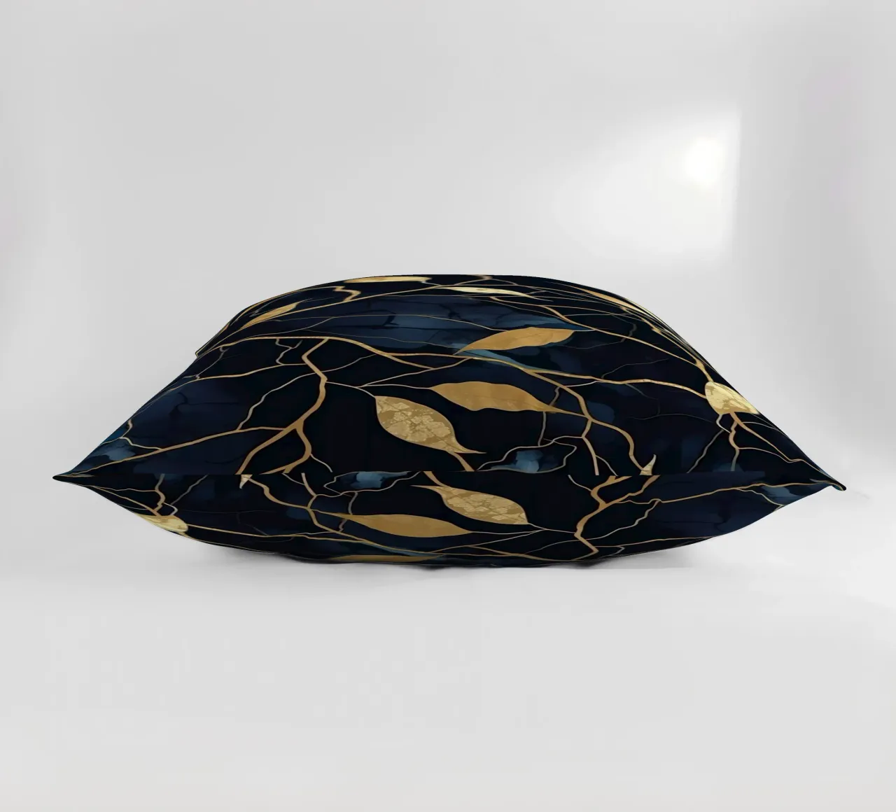 Art Kintsugi & feuilles d'or cuscino da Théïa's Fantasia World