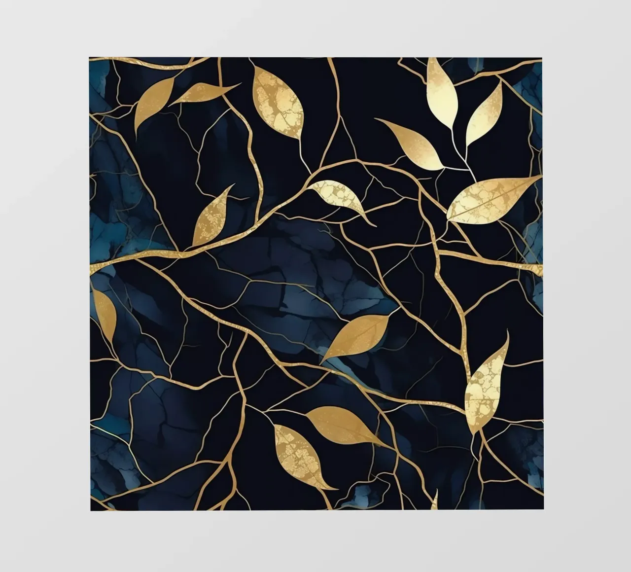 Art Kintsugi & feuilles d'or pellicola backlit da Théïa's Fantasia World