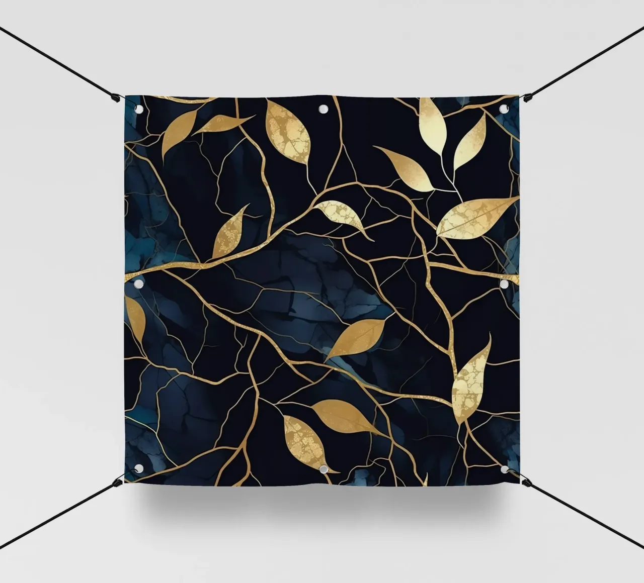 Art Kintsugi & feuilles d'or telo in pvc da Théïa's Fantasia World