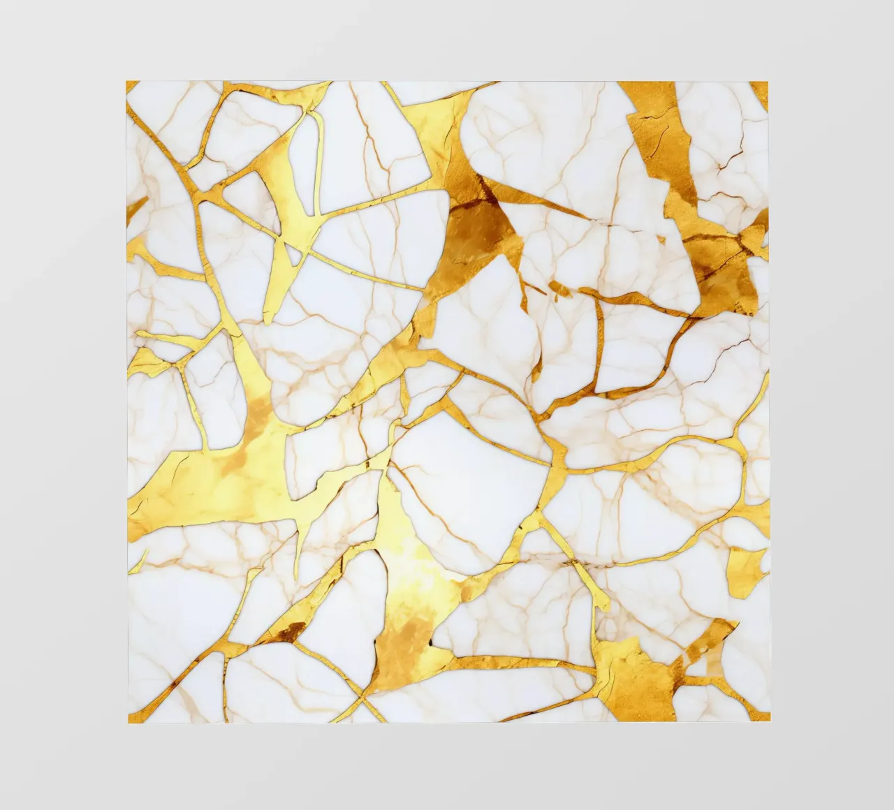 Art kintsugi blanc et or telo in pvc da Théïa's Fantasia World